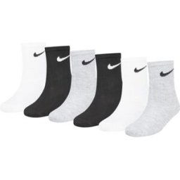 Nike 6 Pack Of Crew Socks Childrens Mixte C9.5-2.5 Unisex