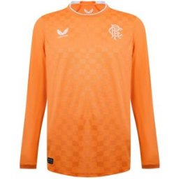 Castore Rangers Goalkeeper Shirt Adults Orange L Male