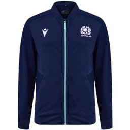 Macron Scotland Rugby League Anthem Jacket 2024 Adults Bleu Moyen Male