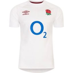 Umbro England Rugby Home Shirt 2023 Six Nations Adults Blanc 3X Grand. Male
