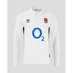 Umbro England Home Long Sleeved Shirt 2024 Adults Blanc Moyen Male