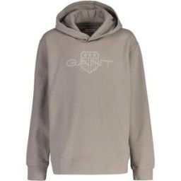 Gant Contrast Shield Logo Hoodie Juniors Gris chaud 24 16Y Male