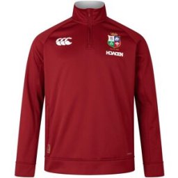 Canterbury British And Irish Lions 2024 Quarter Zip Fleece Adults Dahlia rouge 2XL Male
