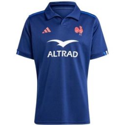 Adidas France Rugby Sevens Shirt 2024 Adults Bleu foncé L Male