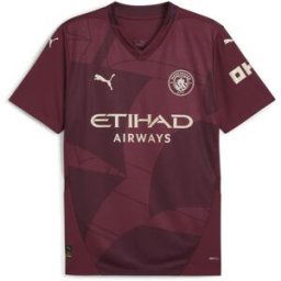 Puma Manchester City Third Shirt 2024 2025 Adults Rouge 2XL Male