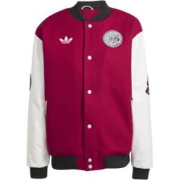 Adidas Ajax Amsterdam Graphic Jacket Adults Rouge/Blanc M Male