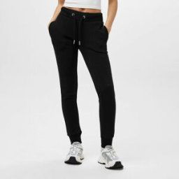 Superdry Logo Jogging Pants Noir 02A 12 (M) Female