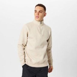 Jack Wills Barchester Quarter Zip Sweatshirt Pierre 2XL Male