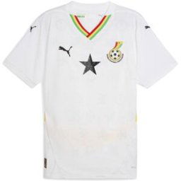 Puma Ghana Home Shirt 2025 Adults Blanc/Jaune XL Male