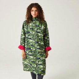 Regatta Waterproof Robe Adults Cactus Camo L Unisex