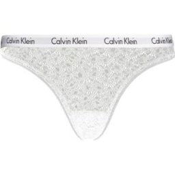 Calvin Klein Caros Lace Brazilian Briefs Blanc 14 (L) Female