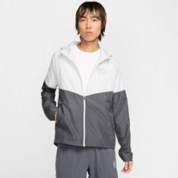 Nike Air Run Jacket Mens Gris/Gris L Male