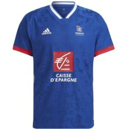 Adidas France Handball Shirt Adults Nvblu/Ryblu/Wh L Male