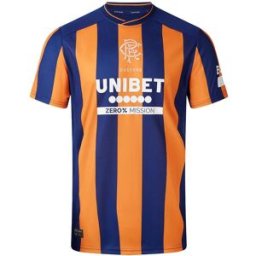 Castore Rangers Third Shirt 2023 2024 Adults Marine/Orange L Male