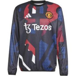 Adidas Manchester United Prematch Top 2024 2025 Adults Noir/Rouge 2XL Male