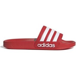 Adidas Adilette Shower Slides Adults Rouge/Blanc 8 (42) Unisex