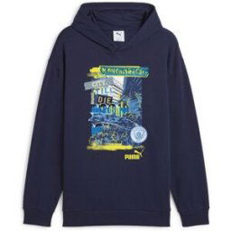 Puma Manchester City Ftblnrgy+ Hoodie Adults Marine XL Male