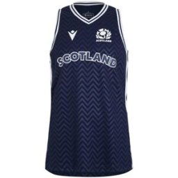 Macron Scotland Rugby Union Vest 2024 Adults Marine Très grand Male