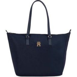Tommy Hilfiger Th Monogram Plaque Tote Bag Espace Bleu Taille unique Female