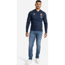 Umbro England Rugby Anthem Jacket 2023 Adults Blazer bleu marine 2X Grand. Male