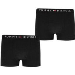 Tommy Hilfiger Tommy 2 Pack Logo Boxer Shorts OST de la Marine 14-16Y Male