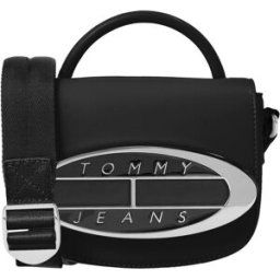 Tommy Jeans Logo Plaque Crossover Bag Noir Taille unique Female