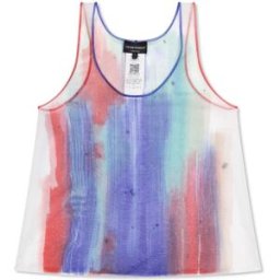 Giorgio Armani Emporio Armani Maglia Top Fant.Viola 14 (L) Female