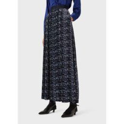 Giorgio Armani Emporio Armani Maxi Skirt Noire Multi 14 (L) Female