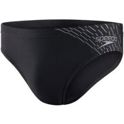 Speedo Medley Logo Brief Mens Noir/Gris 26 (3XS) Male