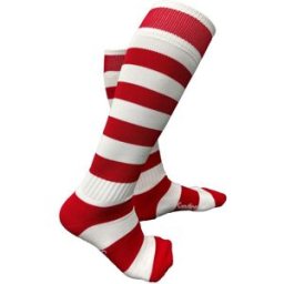 Sondico Football Socks Junior Rouge/Blanc Tailles 7 à 11 pour hommes Unisex
