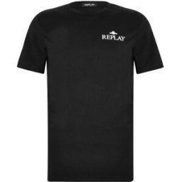 Replay Small Logo T-Shirt Noir 098 M Male