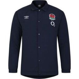 Umbro England Rugby Coach Jacket 2023 Adults Blazer bleu marine 4X Grand. Male