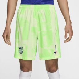 Nike Barcelona Third Shorts 2024 2025 Adults Vert XL Male