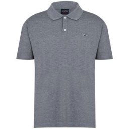 Paul And Shark Logo Polo Shirt Gris XL Male