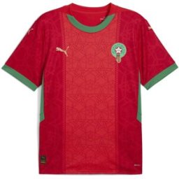 Puma Morocco Home Shirt 2025 Adults Rouge/Vert 2XL Male