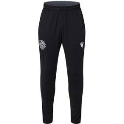 Macron Barbarians Fitted Training Tracksuit Bottoms 2024 2025 Adults Noir/Blanc 2X Grand. Male