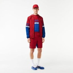 Lacoste Logo Stripe Tennis Shorts Ora/Capitaine L Male