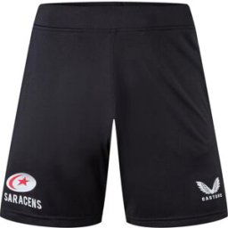 Castore Saracens Training Shorts 2024 2025 Adults Caviar L Male