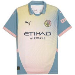 Puma Manchester City Fc Fourth Shirt 2024 2025 Adults Bleu L Male