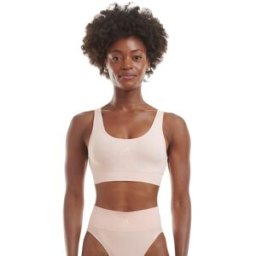 Adidas Sport Active Seamless Micro Stretch Scoop Lounge Bra Crème de pêche 14 (L) Female
