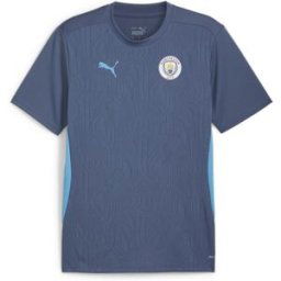 Puma Manchester City Training Shirt Adults Bleu M Male