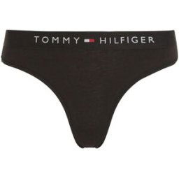 Tommy Hilfiger Logo Thong Noir 14 (L) Female