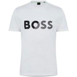 Boss Tee Tape Logo 10269604 01 Blanc 100 L Male