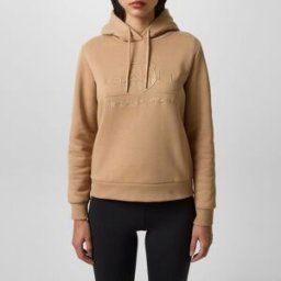 Gant Tonal Logo Archive Shield Hoodie Beige Caramel 12 (M) Female
