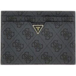 Guess Erica Card Holder Logo de charbon Taille unique Female