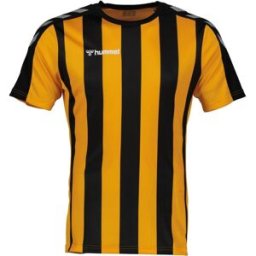 Hummel Stripe Jersey Ambre/Noir 6-7 ans Unisex