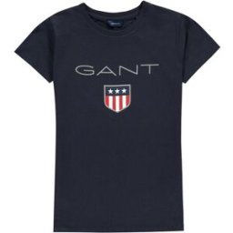 Gant Shield Logo T Shirt Marine 433 16 ans Male