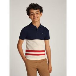 Tommy Hilfiger Clr Block Monotype Reg Polo Ss Multi 0EX 4Y Male