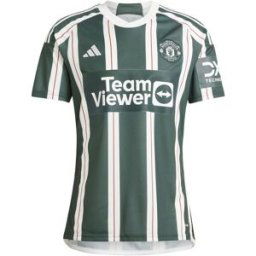Adidas Manchester United Away Shirt 2023 2024 Adults Vert/Blanc 4XL Male