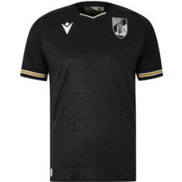 Macron Vitoria Sc Guimaraes Away Shirt 2024 2025 Adults Noir/Blanc Petit Male